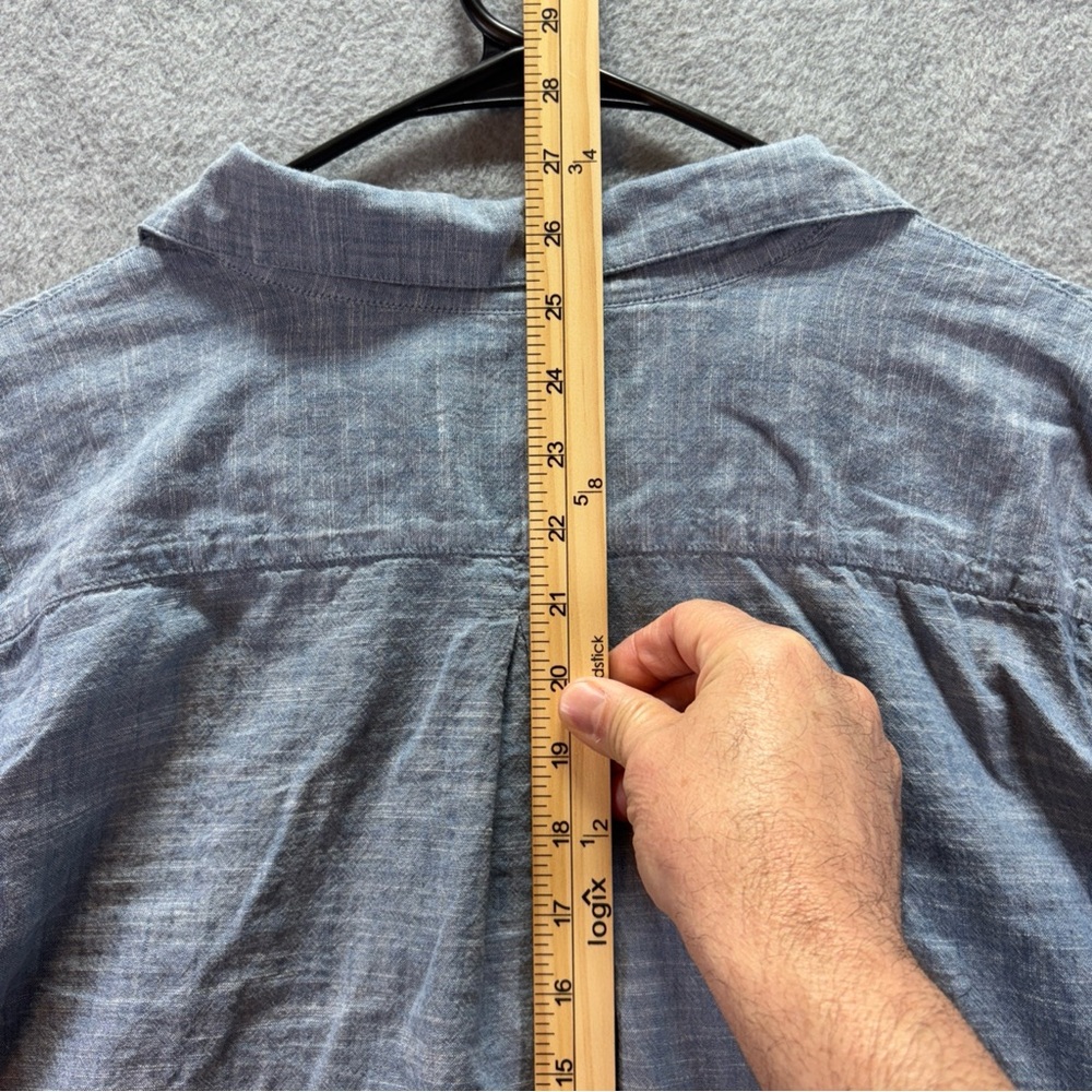 Aventura Organic Cotton Womens XL Denim Button Up Long Sleeve - Picture 7 of 7